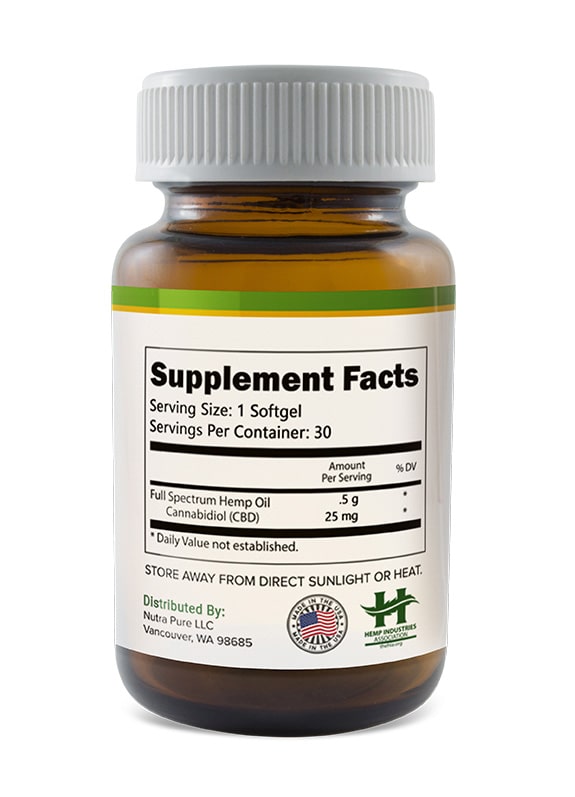 Buy CBDPure Softgels 750 mg Online